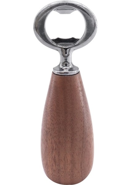 Ahşap Saplı Bira Şişe Açacağı, Koyu Ahşap Rengi (Yurt Dışından)