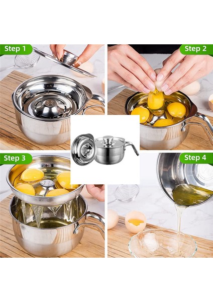 Yumurta Ayırıcılar Mutfak Pişirme, Fırınlama Için Birden Fazla Yumurtayı Ayırabilir (Yurt Dışından) indirimleri