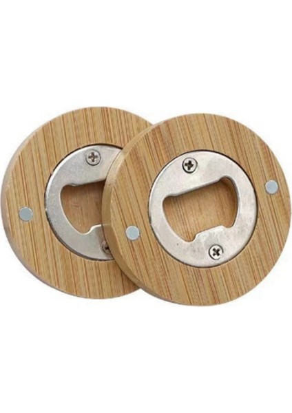 Şişe Açacağı Yuvarlak Şekil Bardak Altlığı Buzdolabı Mıknatısı Dekor Bira Açacağı (Yurt Dışından)