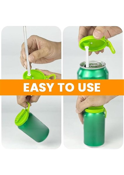 Pipetli Soda Kutusu Kapakları, Pipetli Soda Üstleri Kutu Kapağı Kapakları 4 Adet (Yurt Dışından)