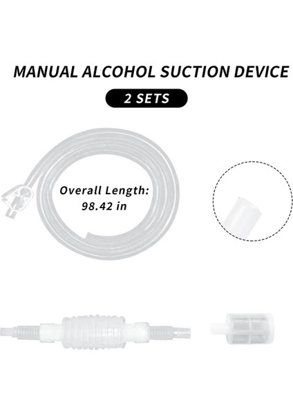 2 Adet Sifon Boru Hortumları, Ev Yapımı Şarap Boru Filtresi (Yurt Dışından) fiyatları