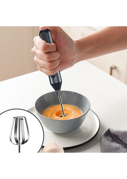 Elektrikli El Mikseri Daldırma Blender 3 Hızlı Ayarlanabilir Köpürtücü (Yurt Dışından)