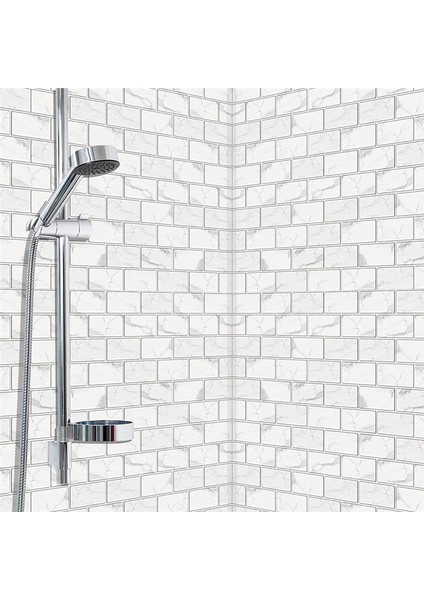12 Sayfalık Soy ve Yapıştır Backsplash Fayans, Mutfak Için 12X6 Inç Gri (Yurt Dışından)