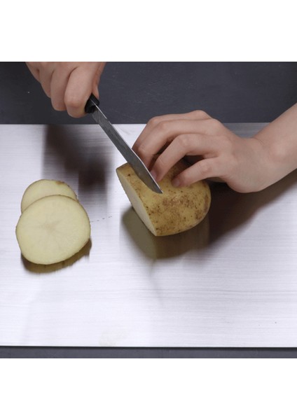 Mutfak Paslanmaz Çelik Kesme Tahtası Sebze Et Kesme Tahtası (Yurt Dışından) fırsatları