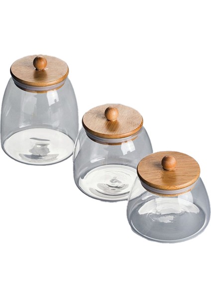 Cam Kapalı Kavanoz Gıda Kabı Çay Şeker Mutfak Depolama Şişe Kavanoz (Yurt Dışından)
