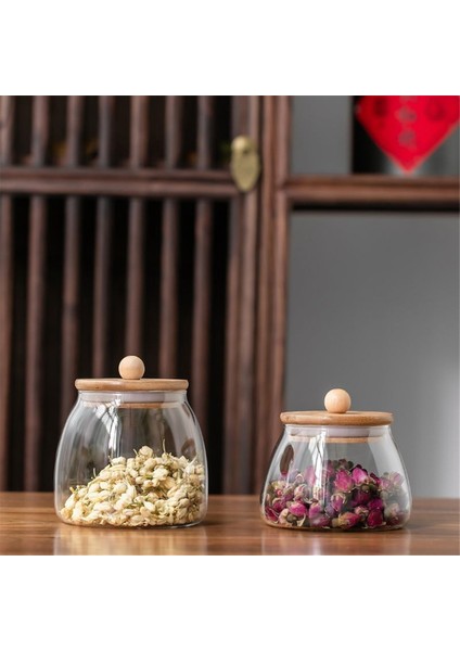 Cam Kapalı Kavanoz Gıda Kabı Çay Şeker Mutfak Depolama Şişe Kavanoz (Yurt Dışından) fiyatları