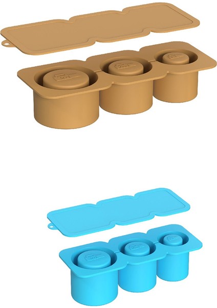 Bardak Bardak Için Buz Küpü Tepsisi, Dondurucu Için Buz Kalıbı, Kahverengi ve Mavi (Yurt Dışından) indirimleri