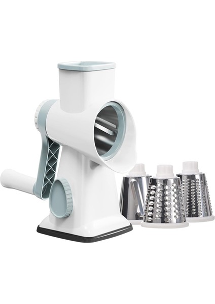 3'ü 1 Arada Döner Peynir Rendesi, Manuel Sebze Dilimleyici Beyaz (Yurt Dışından)