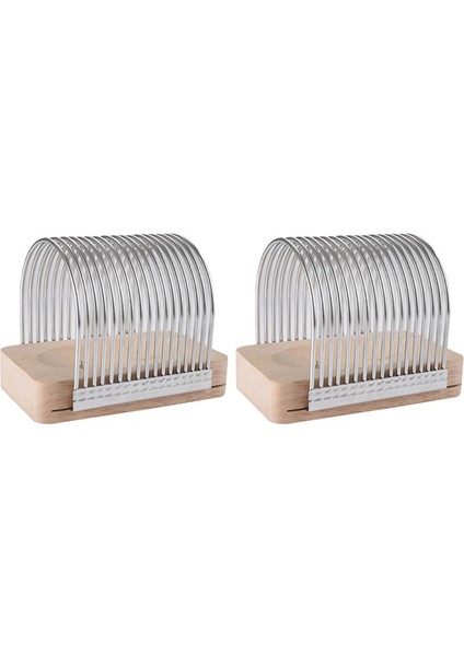 Mutfak Tost Ekmek Dilimleyici Peynir Patates Kesici Pişirme Aracı (2 Adet) (Yurt Dışından)