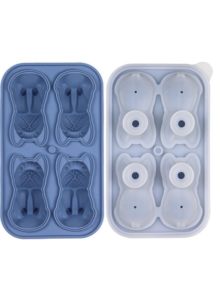 Fransız Bulldog Buz Küpü Kalıbı, Mavi (Yurt Dışından) indirimleri