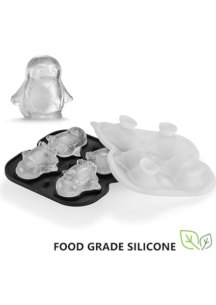 Penguenler Buz Küpü Tepsisi Eğlenceli Şekiller, Garip Yenilikçi Sevimli Penguen Hediyeleri (Yurt Dışından) indirimleri