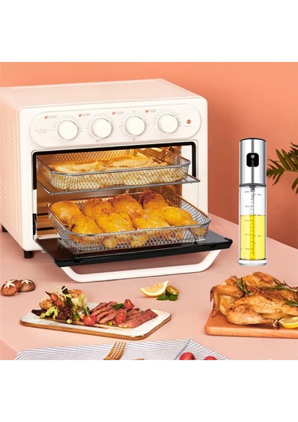 90ML Zeytinyağı Spreyi, Hava Fritözü, Barbekü, Kızartma Için Yağ Spreyi, 2 Set (Yurt Dışından)