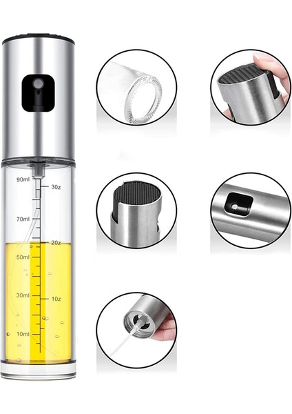 90ML Zeytinyağı Spreyi, Hava Fritözü, Barbekü, Kızartma Için Yağ Spreyi, 2 Set (Yurt Dışından)