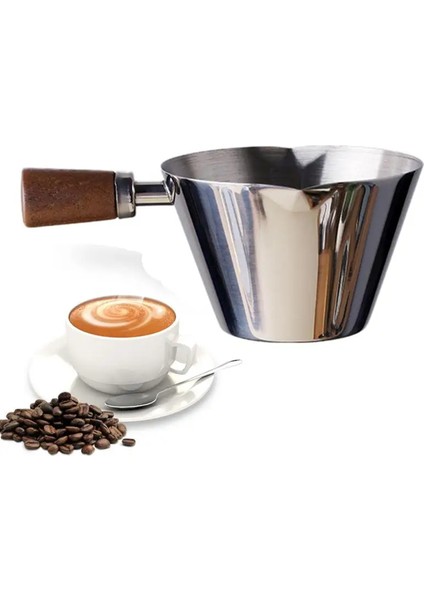 90ML Paslanmaz Çelik Ölçüm Kabı Espresso Fincanları Beyaz (Yurt Dışından)