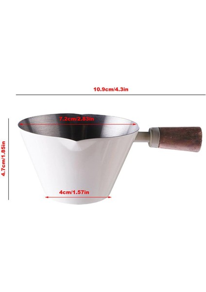 90ML Paslanmaz Çelik Ölçüm Kabı Espresso Fincanları Beyaz (Yurt Dışından) modelleri