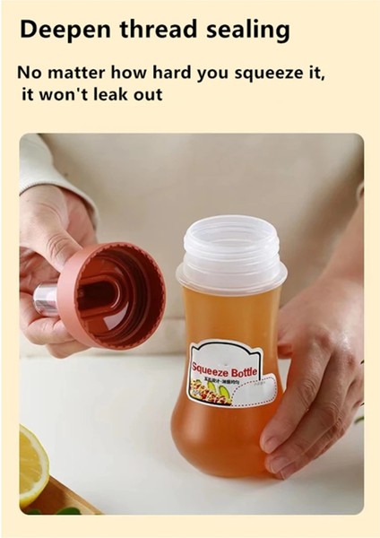 Ölçekli Sıkma Sos Şişesi Salata Ketçap Baharat Şişesi (Yurt Dışından)