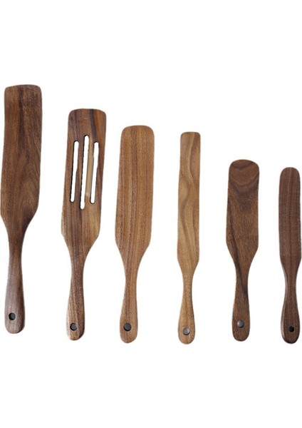 Ahşap Spatula Seti, Yemek Pişirmek Için Ahşap Spatula, Mutfak Gereçleri Aracı (Yurt Dışından)