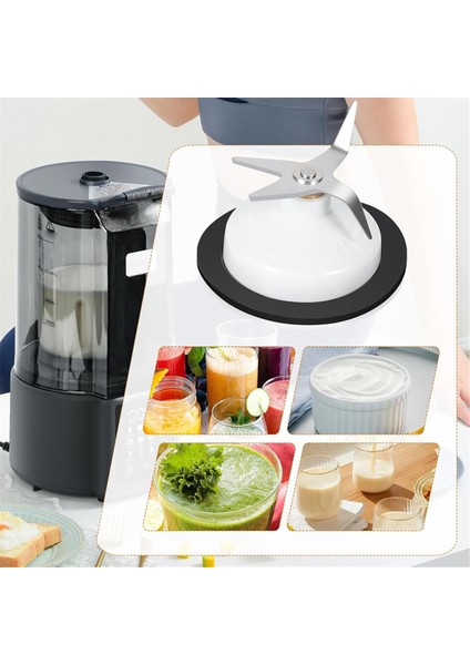 Blender Bağlantı Parçası ve Anahtar Takımı Blender Bıçağı 4 Yaprak Conta ile (Yurt Dışından)