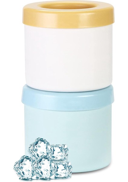 Kapaklı Silikon Küçük Buz Küpü Tepsileri, Silindir Buz Küpü Kalıbı (Yurt Dışından)