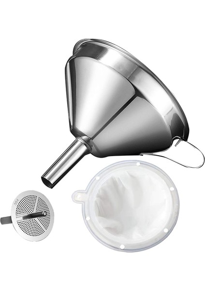 Yağ Için 200 Mesh Gıda Filtresi Süzgeci ile 5.1 Inç Mutfak Hunisi (Yurt Dışından)