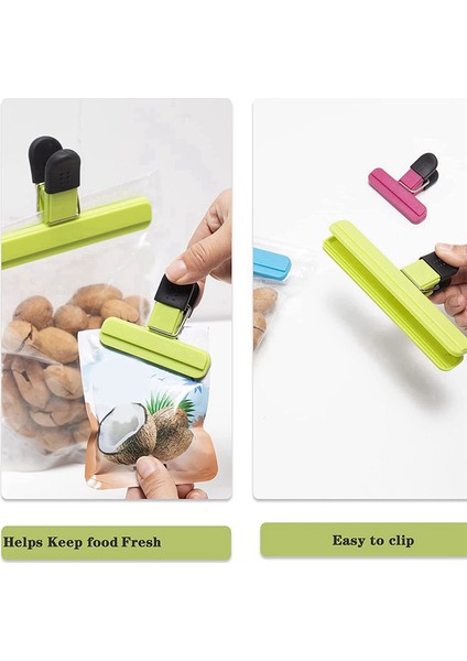 Paket Cips Klipsleri, Gıda Torbası Klipsleri (3 Büyük ve 6 Küçük Boy), Torba Sızdırmazlık (Yurt Dışından) fiyatları
