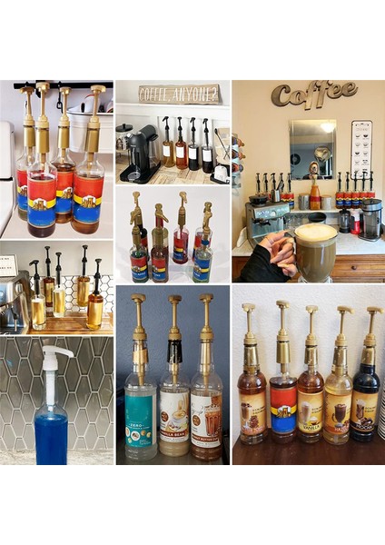 10 Adet Kahve Süt Çay Dağıtıcı Şurup Pompası Sıvı Dağıtıcı, Beyaz (Yurt Dışından) indirimleri