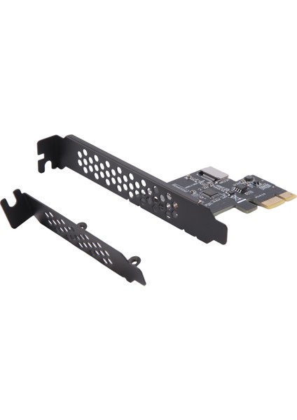 Pcı-E 1x - USB 3.2 Gen1 5 Gbps Tip-E A-Key Genişletme Kartı, Masaüstü Bilgisayar Için Ön Panel Tip-C Arayüzü (ASM1042A) (Yurt Dışından)