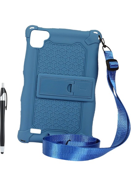 Smile 1 Için Silikon Kılıf 8 Inç Tablet Kılıfı Smile1 Için Kalem ve Askı ile Tablet Standı1(D) (Yurt Dışından)