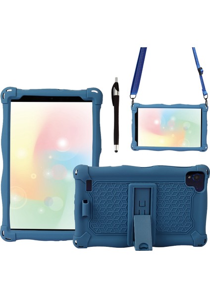 Smile 1 Için Silikon Kılıf 8 Inç Tablet Kılıfı Smile1 Için Kalem ve Askı ile Tablet Standı1(D) (Yurt Dışından)