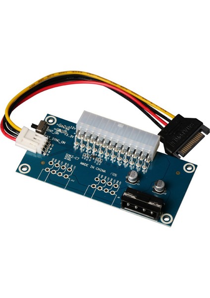 Çift Güç Başlatma Adaptör Kartı Çoklu Güç Senkron 24PIN Güç Senkronizasyon Kablosu Güç Başlatma Kartı (Yurt Dışından) indirimleri