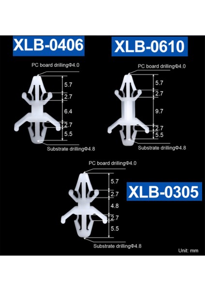 100 Adet Xlb Tipi Naylon Pc Kartı Sütun Pcb Bilgisayar Spacer Çift Kafa Aralığı Sütun Desteği, XLB-0305 (Yurt Dışından) modelleri