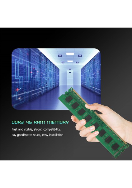 Ddr3 4g Ram Bellek 1333 Mhz 240 Pin Masaüstü Bellek PC3-10600 Amd Adanmış Bellek Için Dımm Ram Memoria (Yurt Dışından)