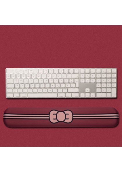 Klavye Bilek Desteği, Yay Bilek Desteği, Bilek Destekli Mouse Pad, Ofis ve Ev Için, 44 Cm/17,32 Inç (Pembe) (Yurt Dışından) modelleri