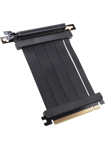 Tam Hızlı Pcıe 4.0 16X Yükseltici Kablo Grafik Kartı Uzatma Kablosu Pcı Express Bağlantı Noktası Gpu Yükseltici Genişletici, 90 Derece 10 cm (Yurt Dışından)