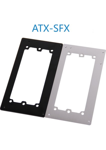 Güç Kaynağı Bölmesi Sfx - Atx Güç Kaynağı Adaptörü Sfx - Atx Psu Dönüştürücü Dönüşüm Çerçevesi, 4 Vidalı, Siyah (Yurt Dışından)