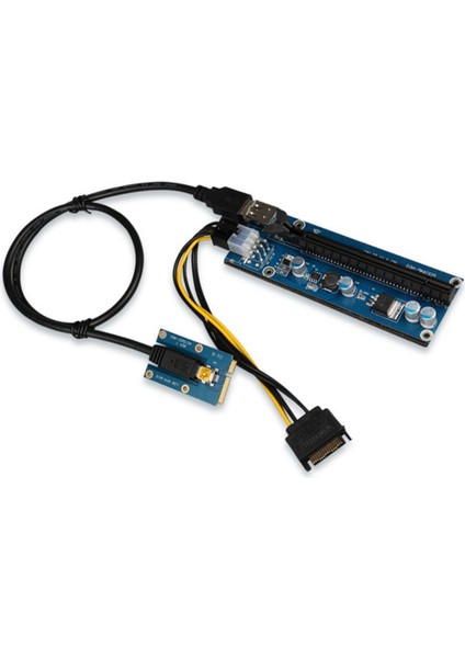 Mini Pcıe - Pcıe X16 Grafik Kartı Genişletme Kartı Yükseltici Kart Pcı Express Uzatma Kartı Adaptörü Uzatma Kablosu (Yurt Dışından)