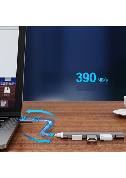 4 Port USB 3.0 Hub USB Hub Yüksek Hızlı Tip C Splitter Pc Bilgisayar Aksesuarları Için Çoklu Bağlantı Noktası Hub 4 USB 3.0 2.0 Bağlantı Noktası, Tip-C (Yurt Dışından)