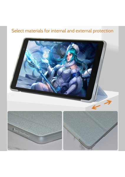 P85 Için Kılıf 8 Inç Tablet Kılıfı Telcast P85 Için Tablet Standı Koruyucu Kılıf Pu Deri Kılıf(C) (Yurt Dışından) fırsatları