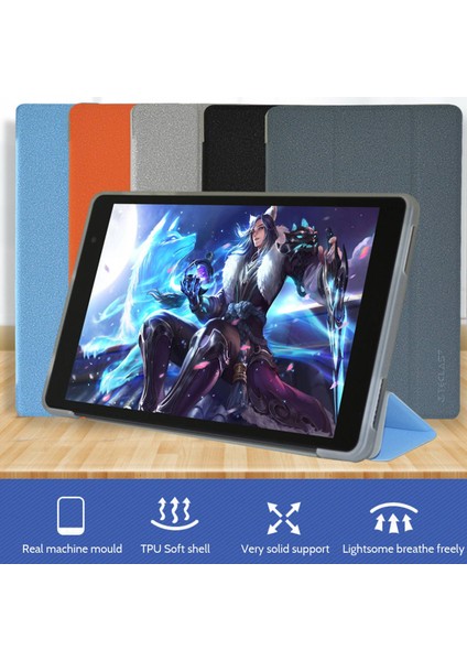 P85 Için Kılıf 8 Inç Tablet Kılıfı Telcast P85 Için Tablet Standı Koruyucu Kılıf Pu Deri Kılıf(C) (Yurt Dışından) indirimleri