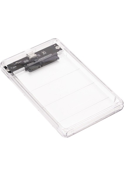 Usb3.0/tip-C HDD Muhafaza 2,5 Inç Sabit Disk Kutusu SSD Sata3 - USB 3.0 Şeffaf HDD Kutusu USB C HDD Kutusu 5 Gbps (Yurt Dışından)