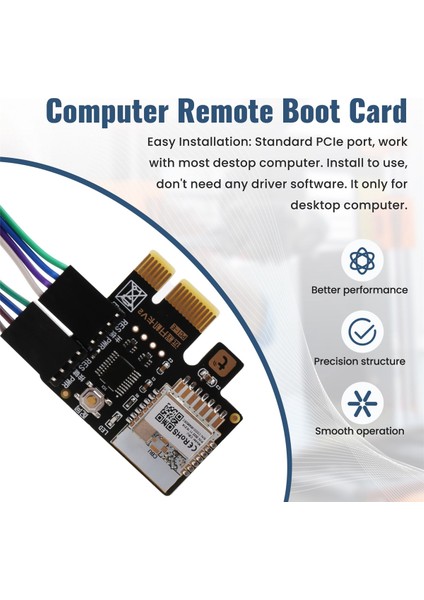 Tuya Wifi Bilgisayar Güç Sıfırlama Anahtarı Pc Bilgisayar Için Pcıe Kartı, App Uzaktan Kumanda, Destek Ev, Mını Kart (Yurt Dışından)