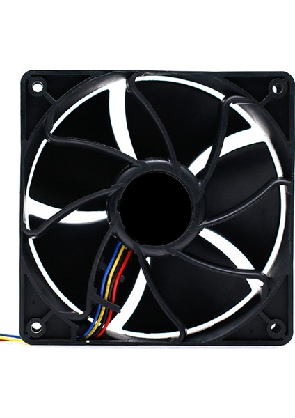 6500RPM 12V/1.85A Bilgisayar Cpu Soğutma Fanı 4-Pin Konektörü Pwm Sıcaklık Kontrolü Antminer Bitmain S7 S9 Siyah (Yurt Dışından)
