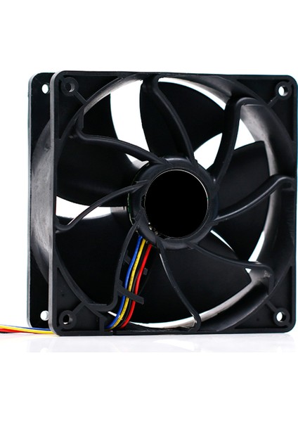 6500RPM 12V/1.85A Bilgisayar Cpu Soğutma Fanı 4-Pin Konektörü Pwm Sıcaklık Kontrolü Antminer Bitmain S7 S9 Siyah (Yurt Dışından)