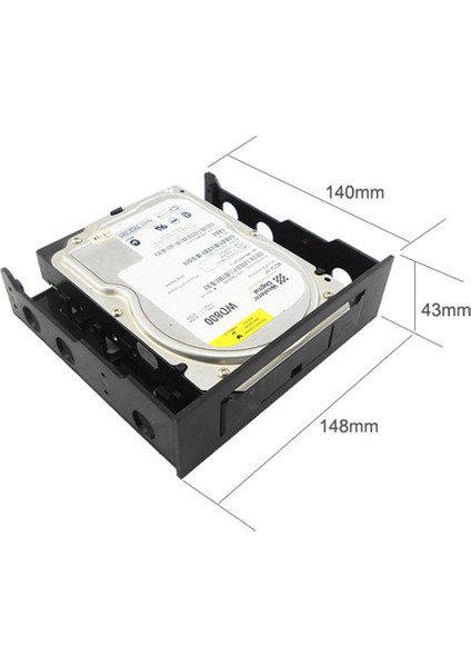 3.5 Inç 5.25 Inç Disket Optik Sürücü Bölmesi Montaj Braketi Dönüştürücü Ön Panel USB Hub Disket Sabit Disk Kutusu (Yurt Dışından)