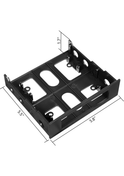 3.5 Inç 5.25 Inç Disket Optik Sürücü Bölmesi Montaj Braketi Dönüştürücü Ön Panel USB Hub Disket Sabit Disk Kutusu (Yurt Dışından)