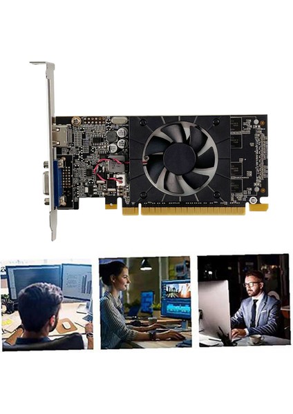 GT705 Grafik Kartı 1 GB Gddr3 64BIT 810 Mhz Pcıe 2.0 - Renkli Anakart Için Uyumlu VGA Ekran Kartı (Yurt Dışından)