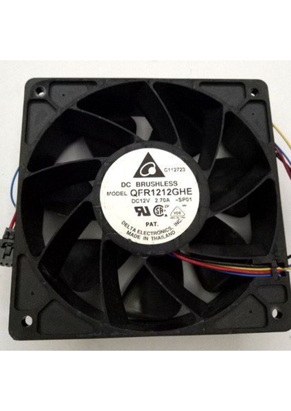 QFR1212GHE 6000RPM Pwm Hız Kontrol Fanı 120X120X38MM 4 Tel 12V 2.7A Antminer Bitmain S7 S9 S11 S15 T9 T17 L3 Madenci (Yurt Dışından)