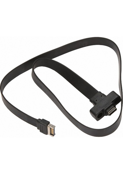 USB 3.1 Ön Panel Tip E Erkek - Usb-C Tip C Genişletme Kablosu Bilgisayar Anakart Konektörü Tel Kablo Hattı, 80 cm (Yurt Dışından)