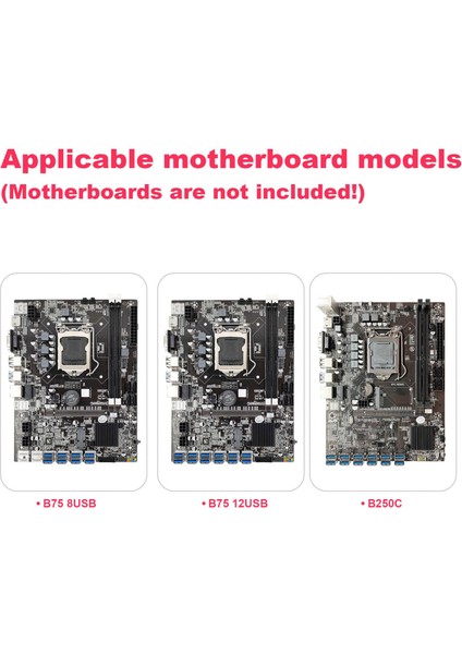I/o Kalkanı Arka Plaka B250C B75 12USB B75 8usb Madencilik Anakart Io Bölme Şasi Braketi (Yurt Dışından) modelleri