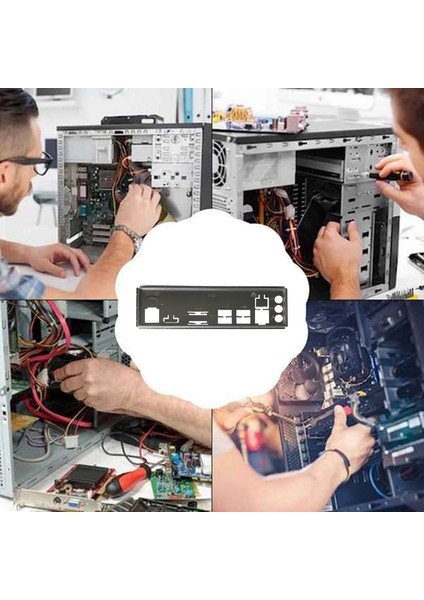 I/o Kalkanı Arka Plaka B250C B75 12USB B75 8usb Madencilik Anakart Io Bölme Şasi Braketi (Yurt Dışından) indirimleri